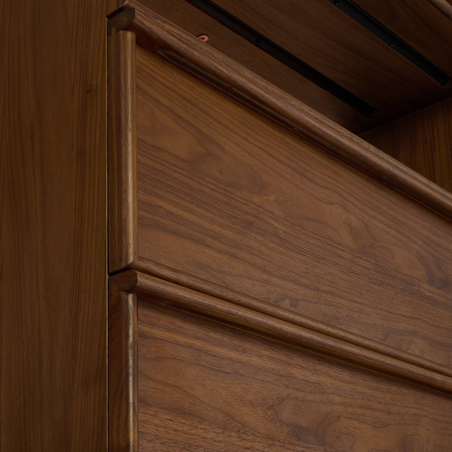 Cooper 72" Mid-Century Walnut Bookshelves