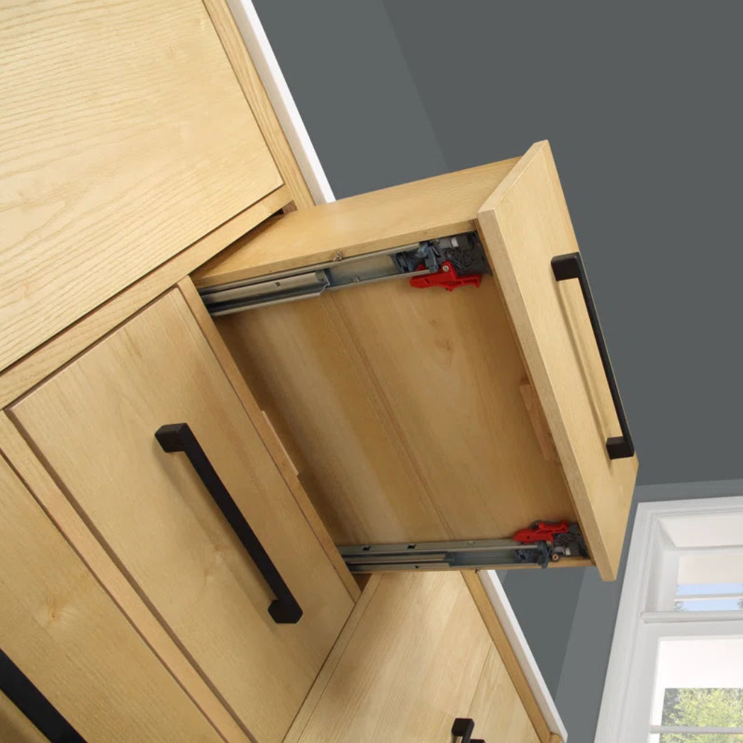 Copenhagen 60" Double Bathroom Vanity in Natural Ash | Engineered Stone Countertop