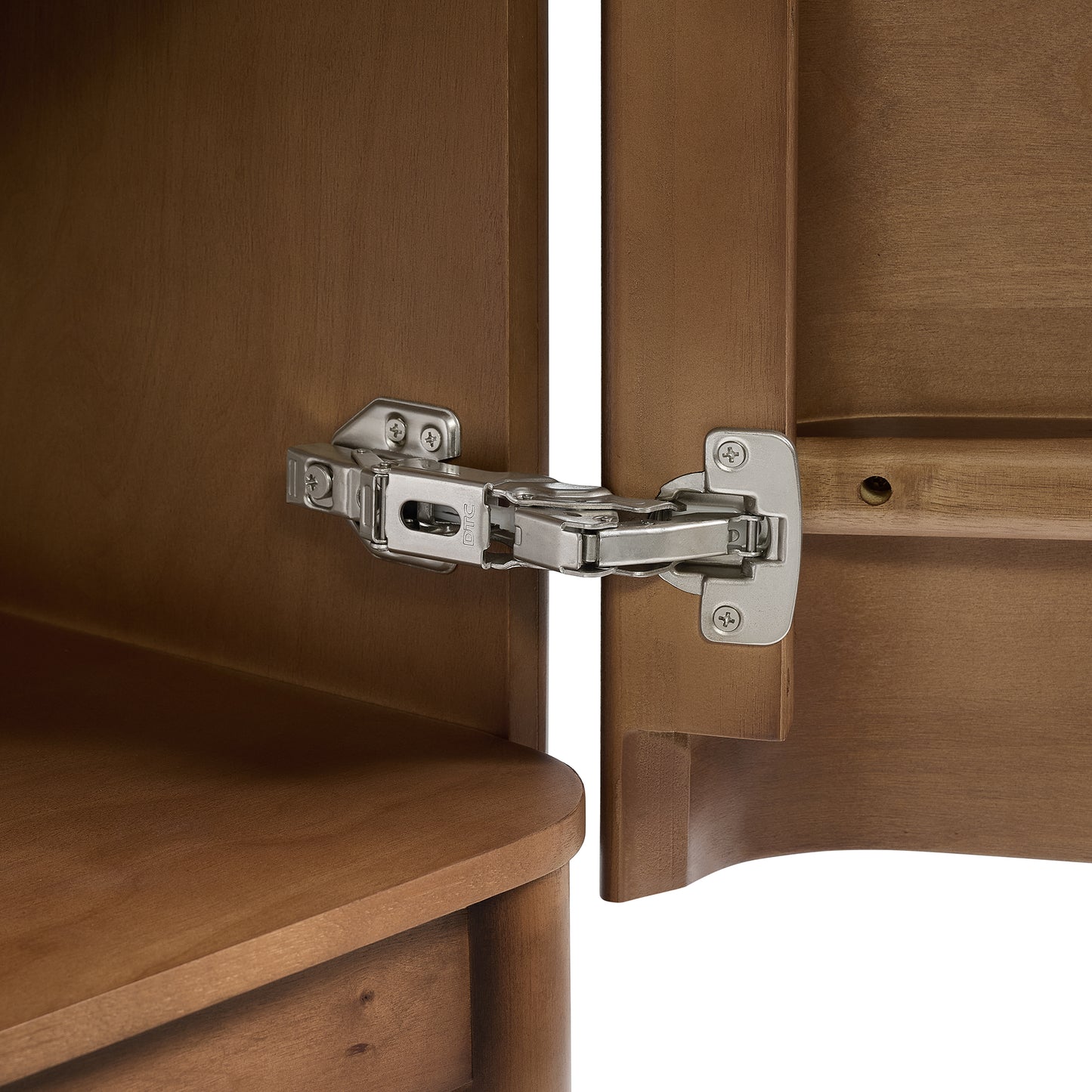 Havana 78" Double Bathroom Vanity in Brown Reeded Birch | Carrara Marble Countertop
