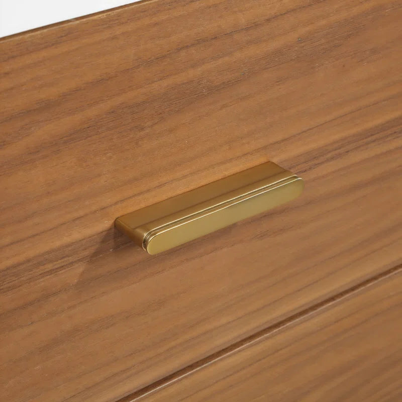 Stockholm 24" Single Bathroom Vanity in Natural Walnut | Quartz Countertop