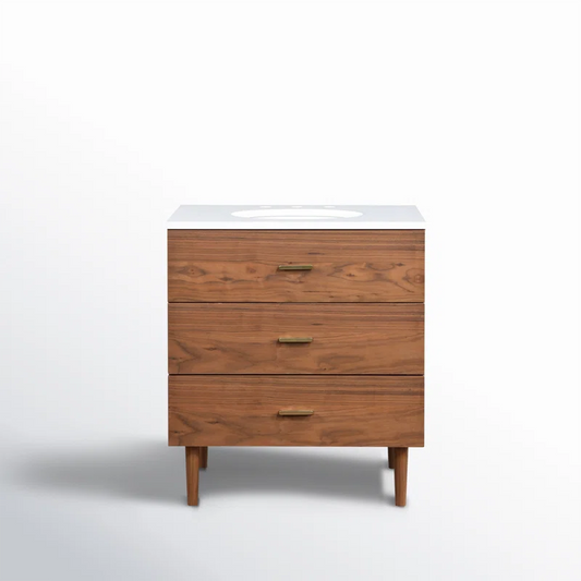 Stockholm 30" W x 22" D x 34" H Single Bathroom Vanity