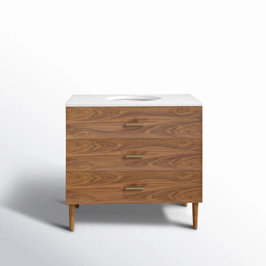 Stockholm 36" W x 22" D x 34" H Single Bathroom Vanity