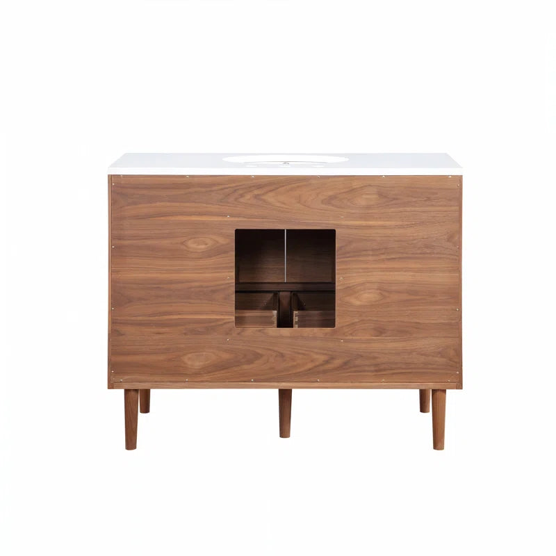Stockholm 42" W x 22" D x 34" H Single Bathroom Vanity