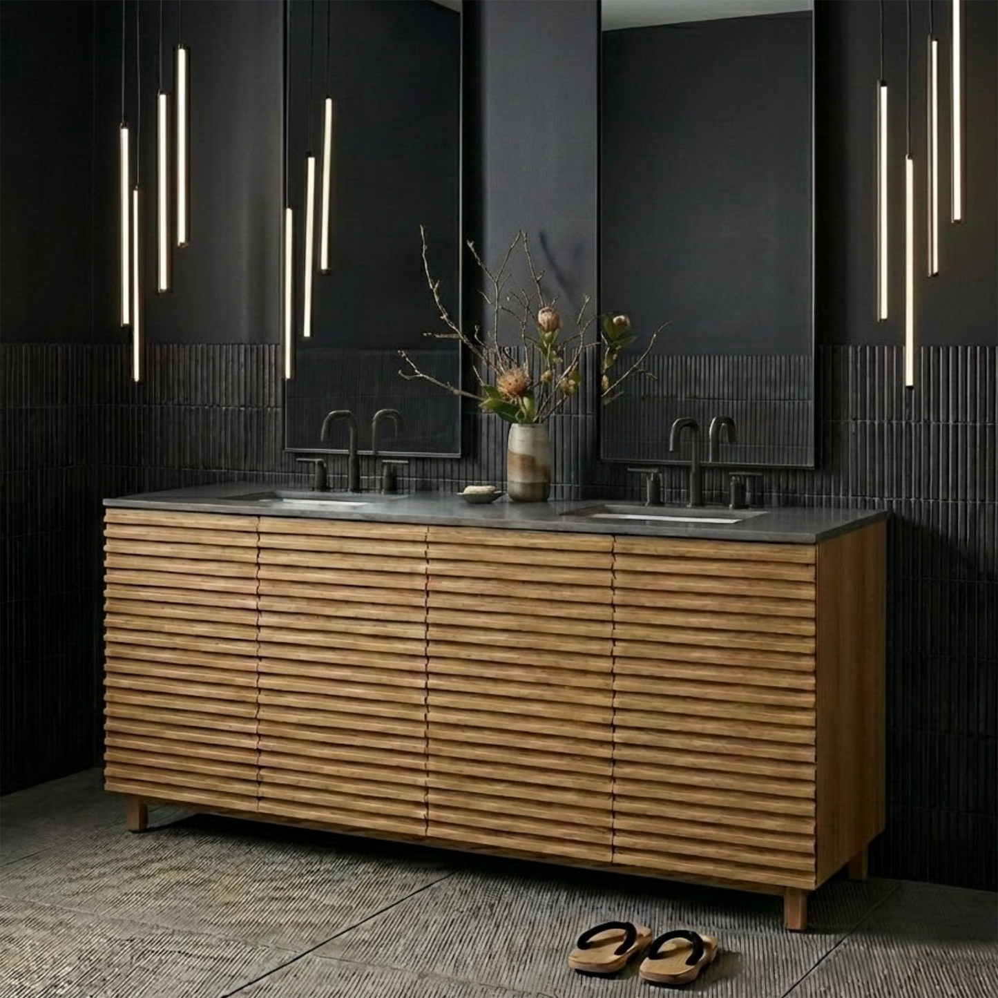 Drammen 72" Width Double Bathroom Vanity