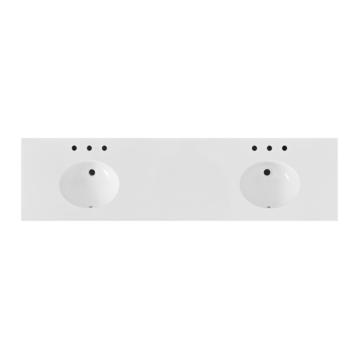 Telluride 84" Double Bathroom Vanity | Quartz Countertop