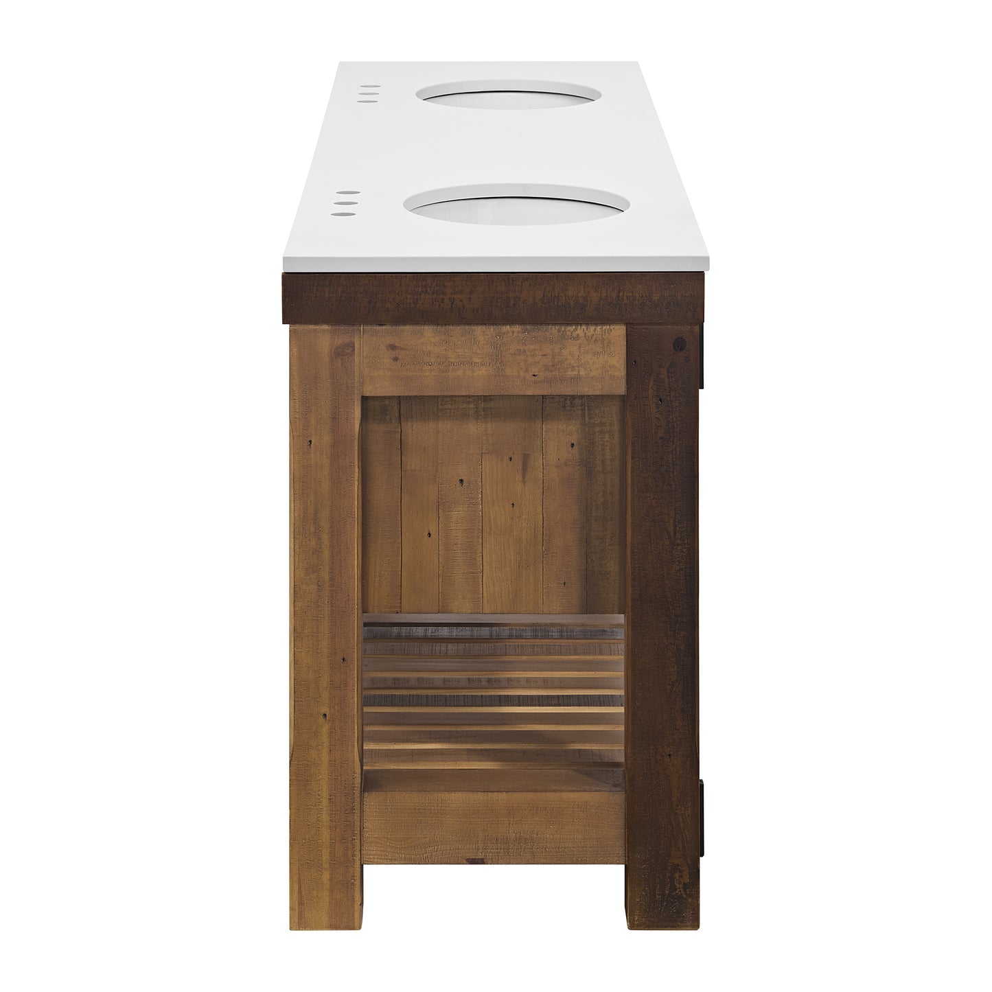 Telluride 84" Double Bathroom Vanity | Quartz Countertop