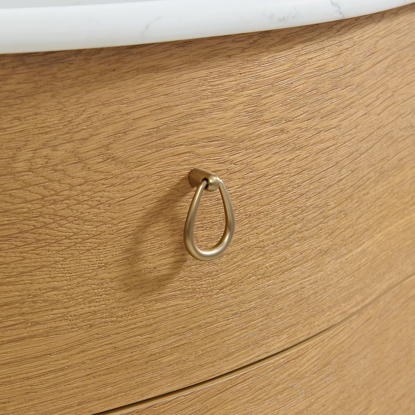 Grace 36" Single Bathroom Vanity | Statuario Quartz Countertop