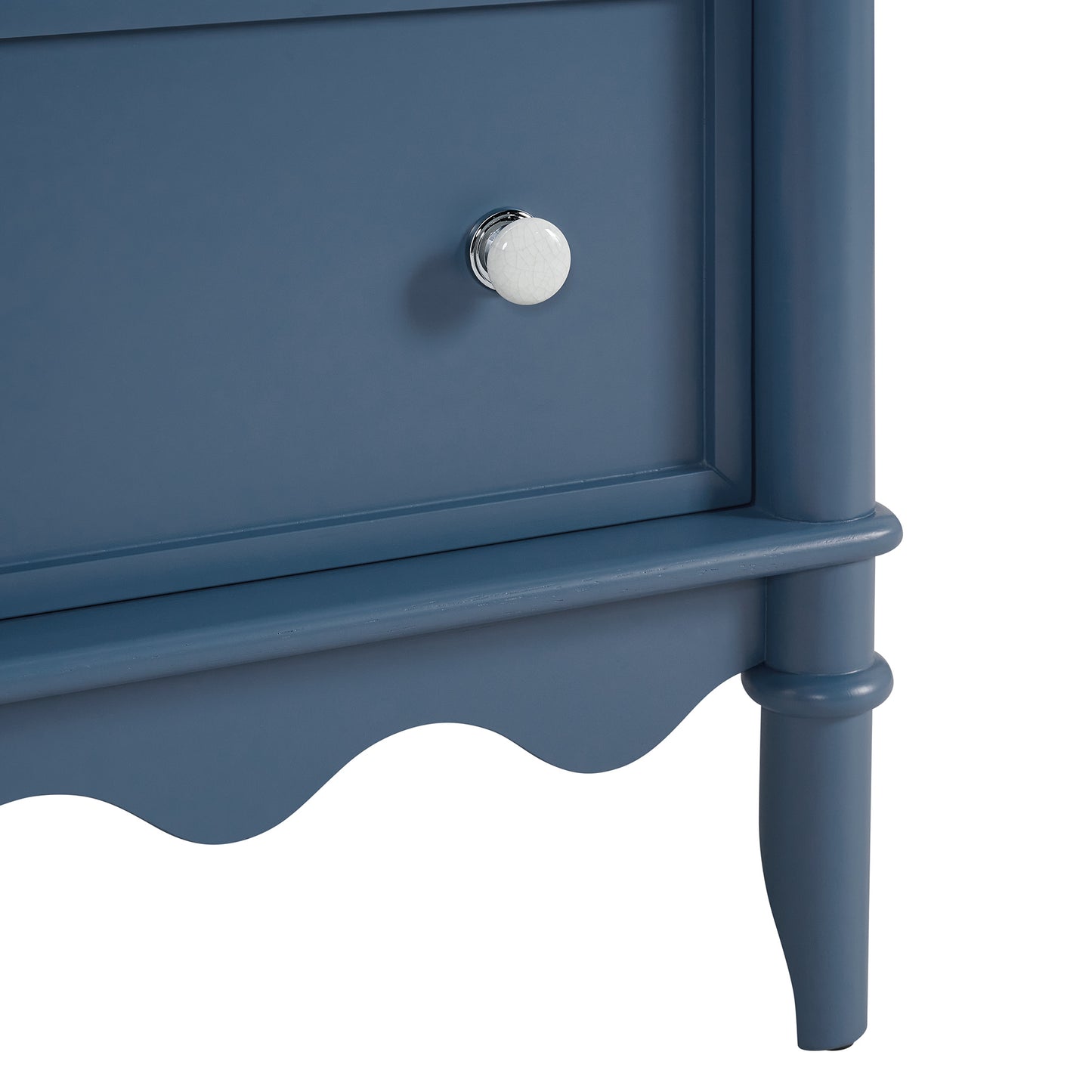 Juliette 24" Scallop Bathroom Vanity | Cultured Marble Countertop