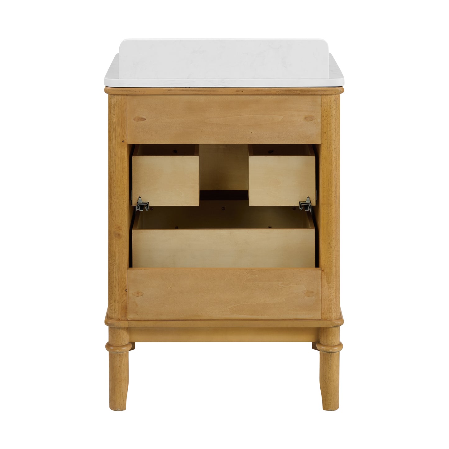 Juliette 24" Scallop Bathroom Vanity | Cultured Marble Countertop