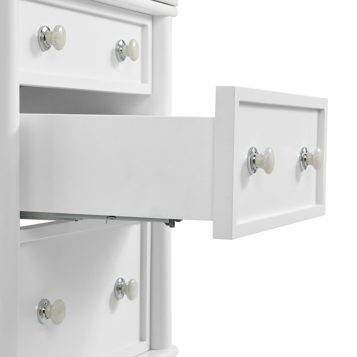 Juliette 24" Scallop Bathroom Vanity | Cultured Marble Countertop