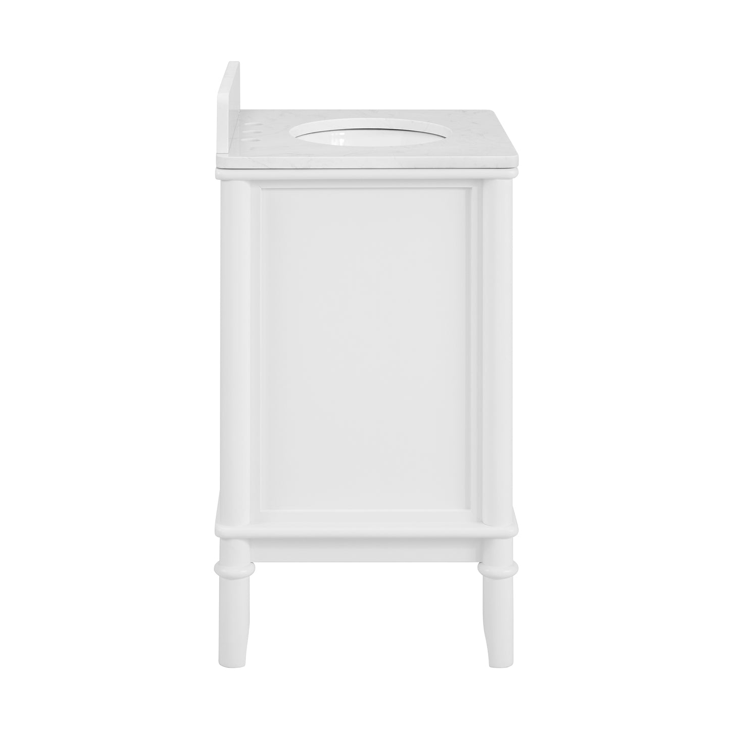 Juliette 24" Scallop Bathroom Vanity | Cultured Marble Countertop
