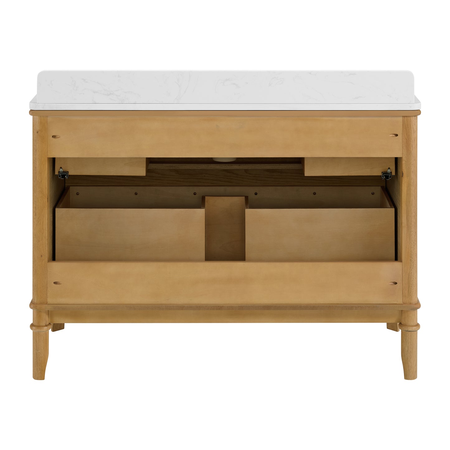 Julliette 48"W Single Sink Bathroom Vanity | Cultured Marble Top