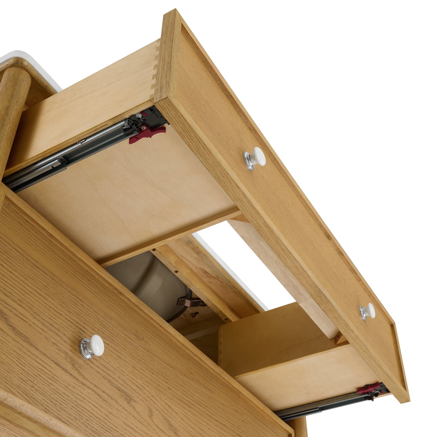 Julliette 48"W Single Sink Bathroom Vanity | Cultured Marble Top