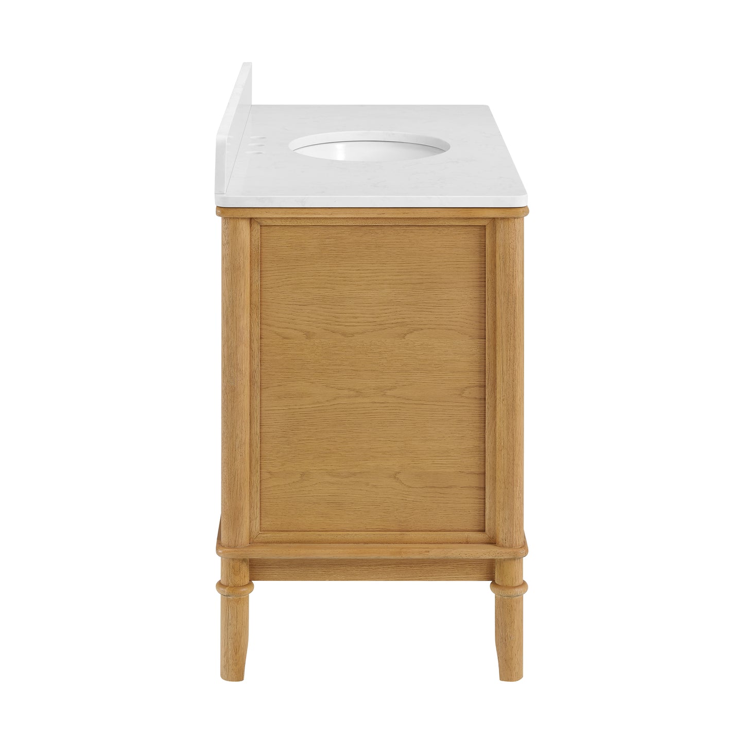 Julliette 48"W Single Sink Bathroom Vanity | Cultured Marble Top