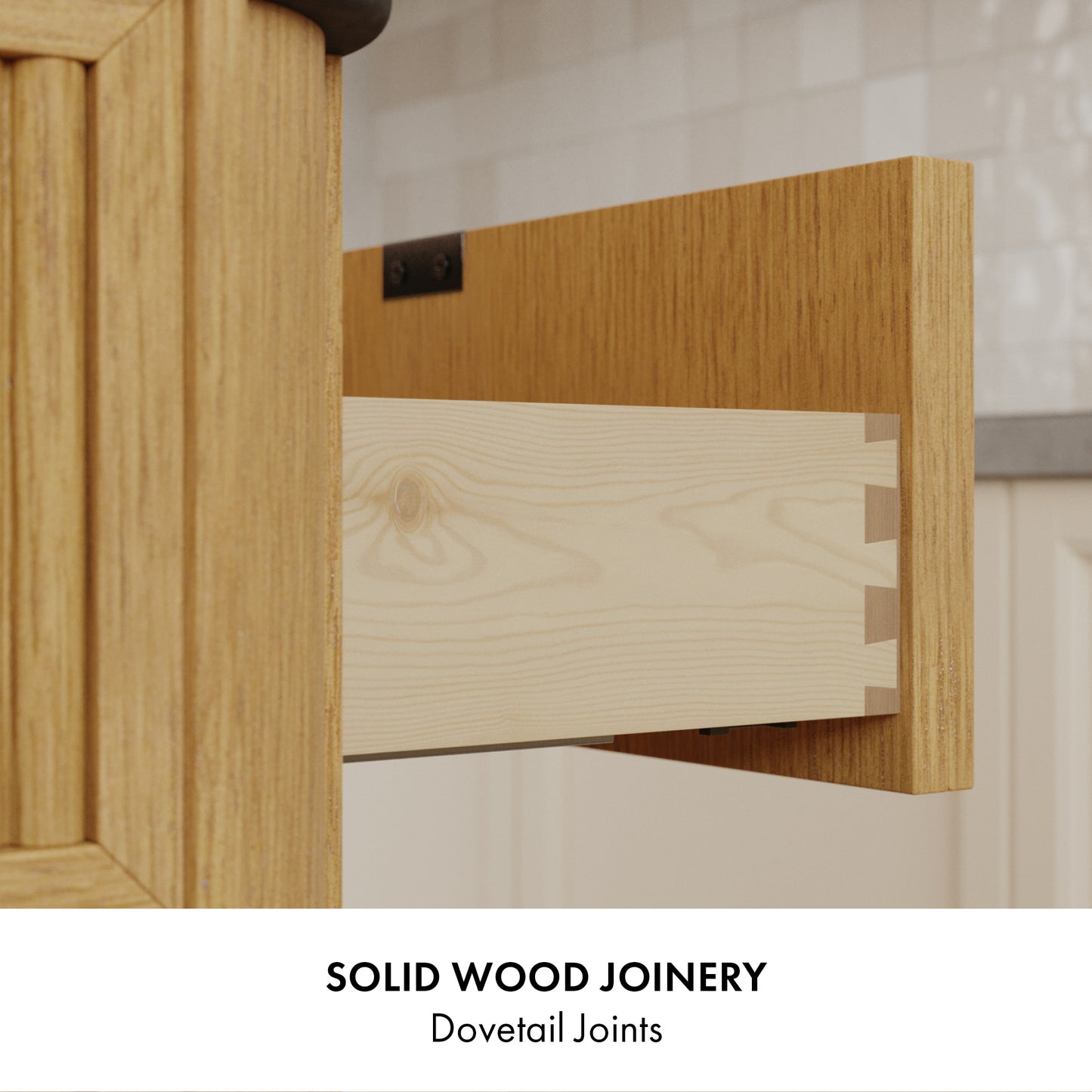 Kathryne 48" Kitchen Island | Quartz Countertop