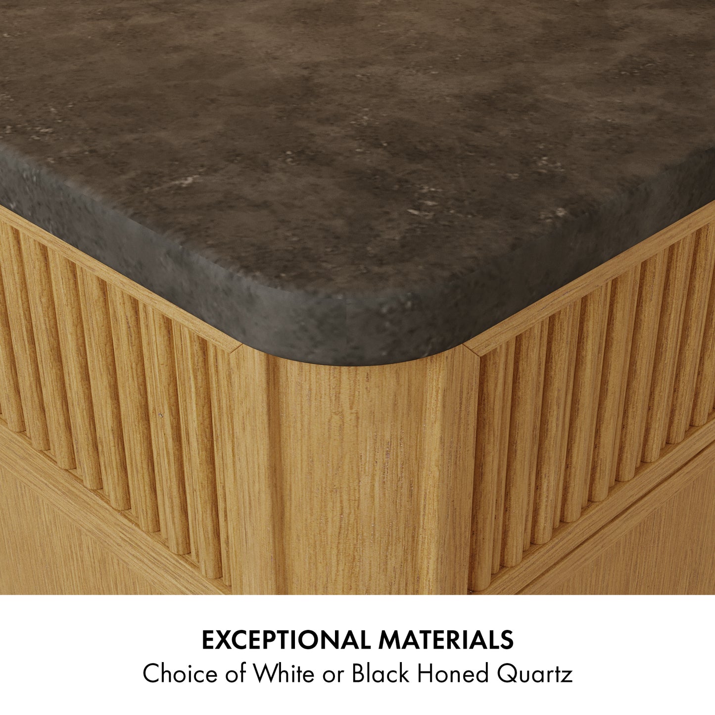 Kathryne 48" Kitchen Island | Quartz Countertop