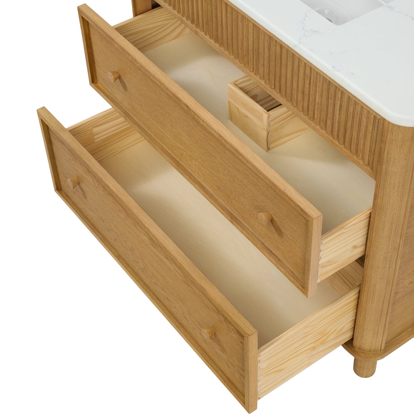 Kathryn 42" Single Bathroom Vanity with Statuario Quartz Countertop