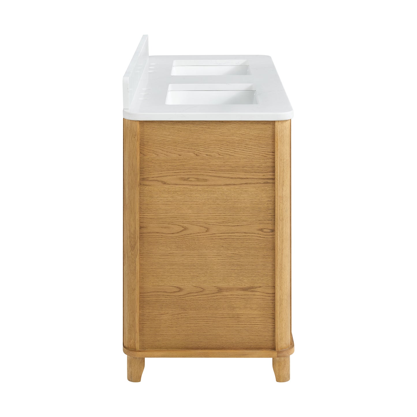 Kathryne 54" Double Bathroom Vanity With Statuario Quartz Top