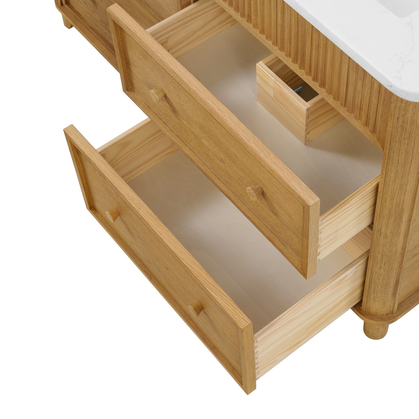 Kathryne 54" Double Bathroom Vanity With Statuario Quartz Top