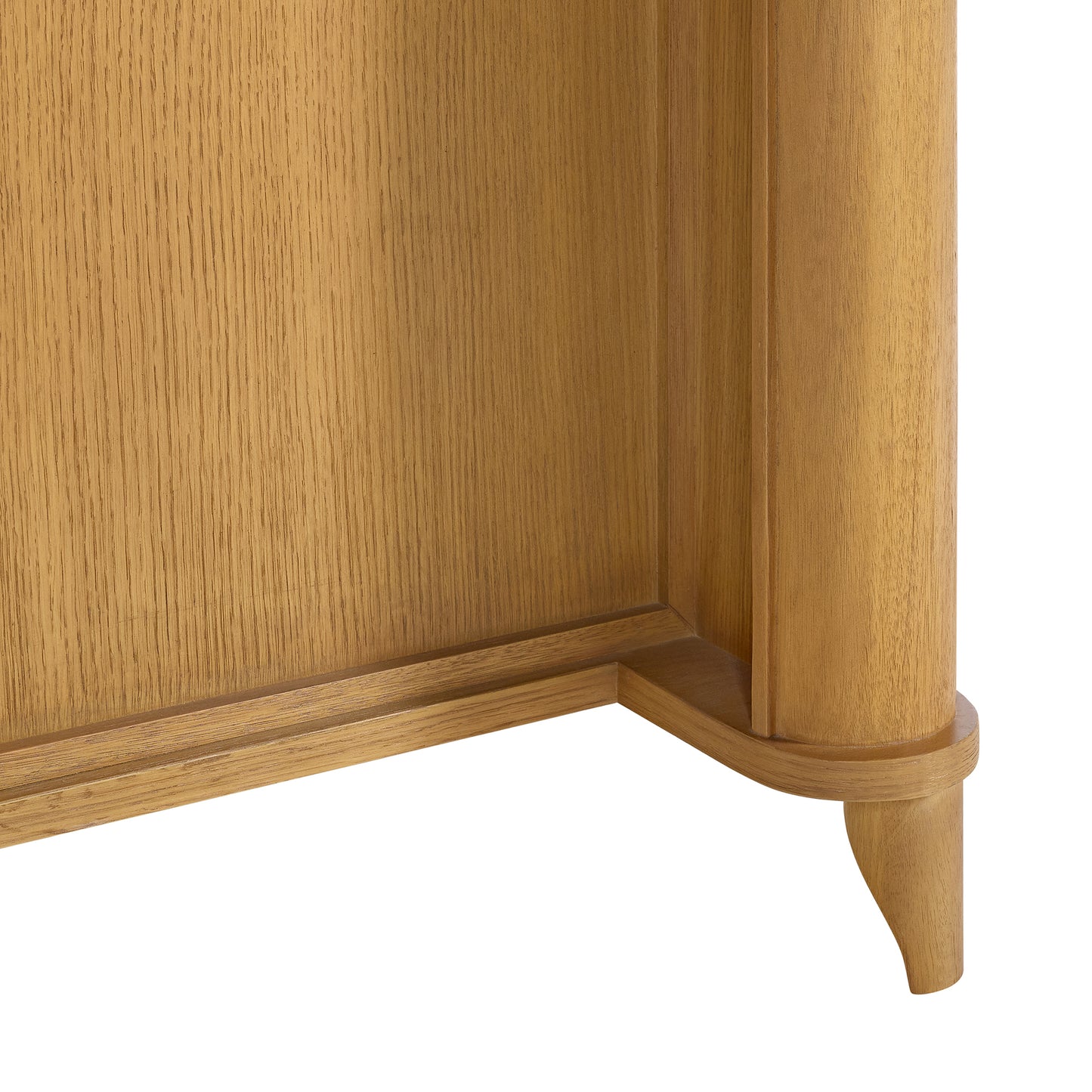 Kathryne 60" Kitchen Island in Oak | Quartz Countertop