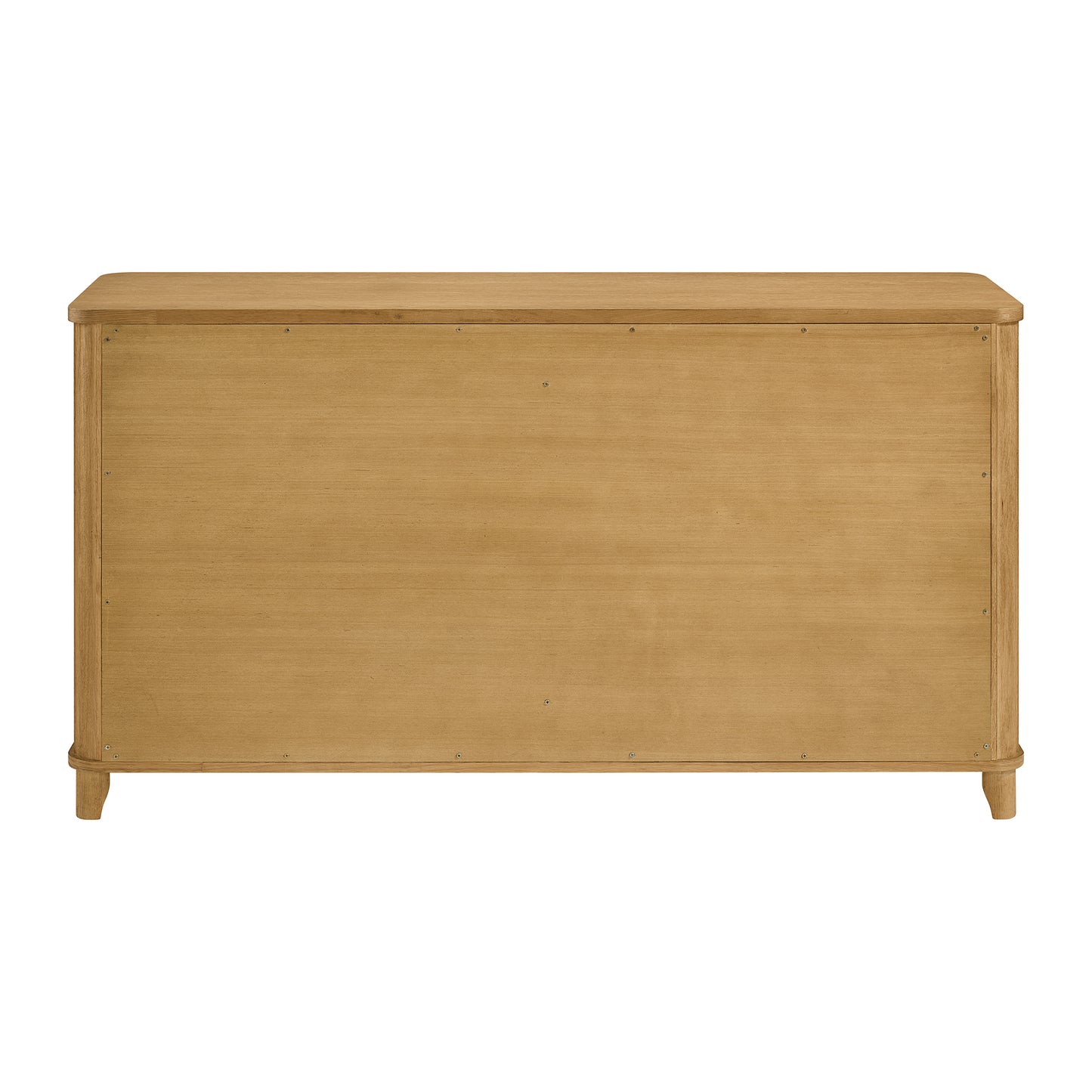 Kathryne 64" Wide Solid Wood 6-Drawer Double Dresser In Natural Oak