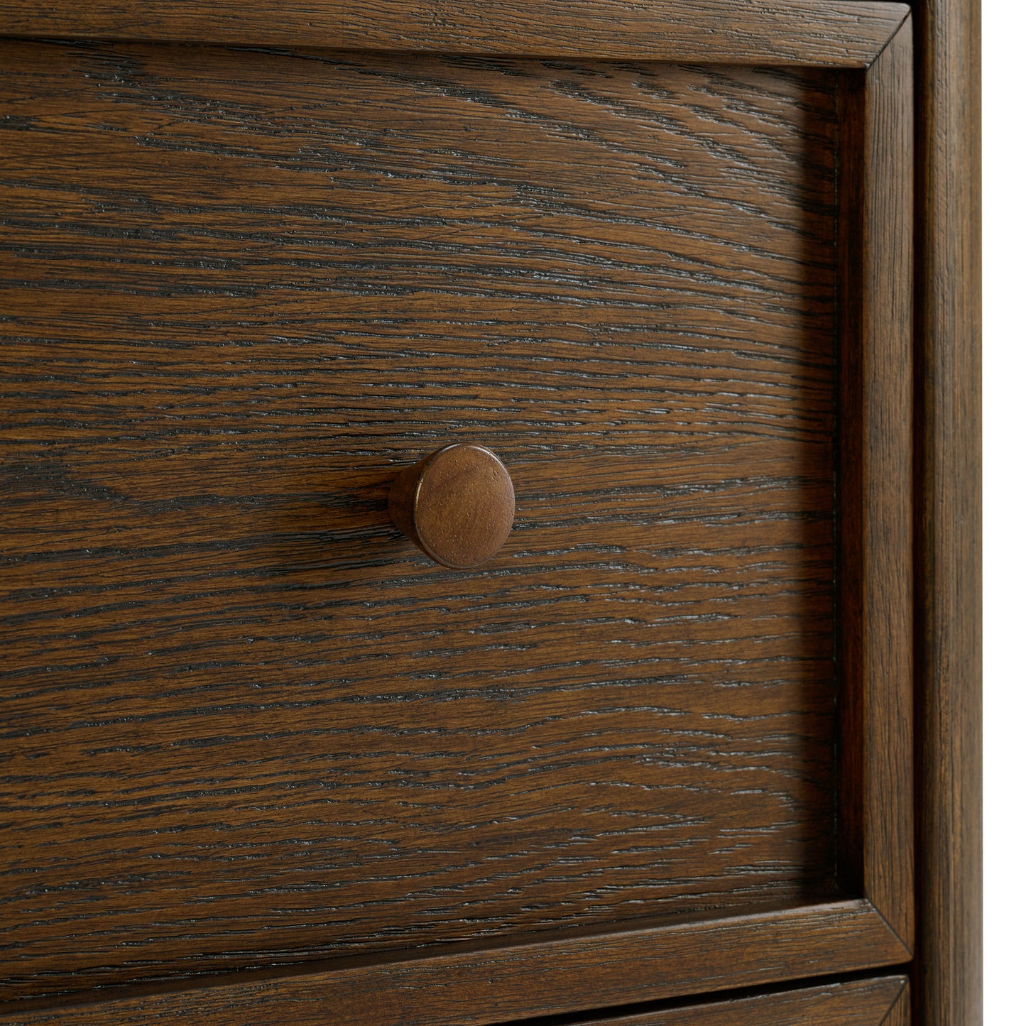 Kathryne 36" Single Bathroom Vanity in Enhanced Brown Oak | Statuario Quartz Countertop