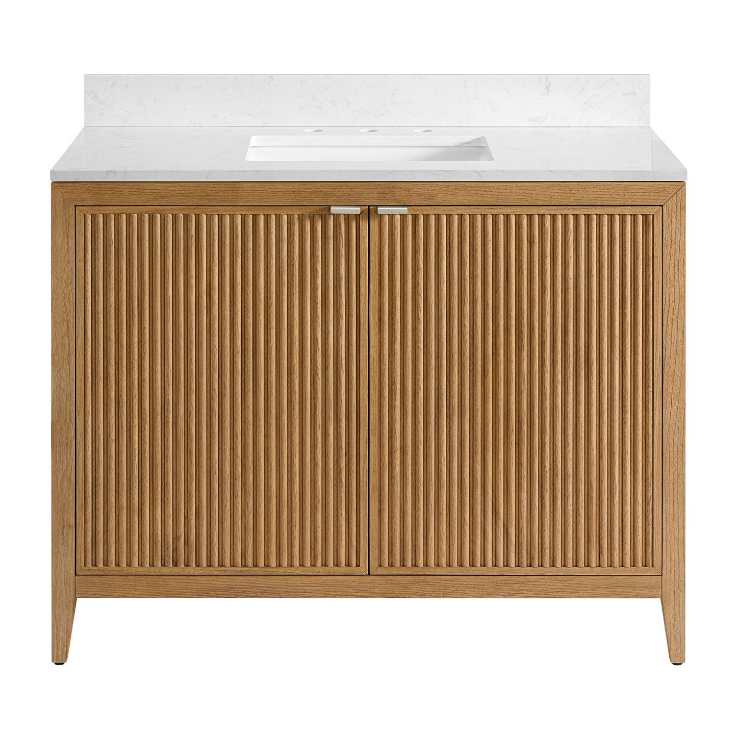 Kendal 42" Single Sink Bathroom Vanity | Cultured Marble Countertop