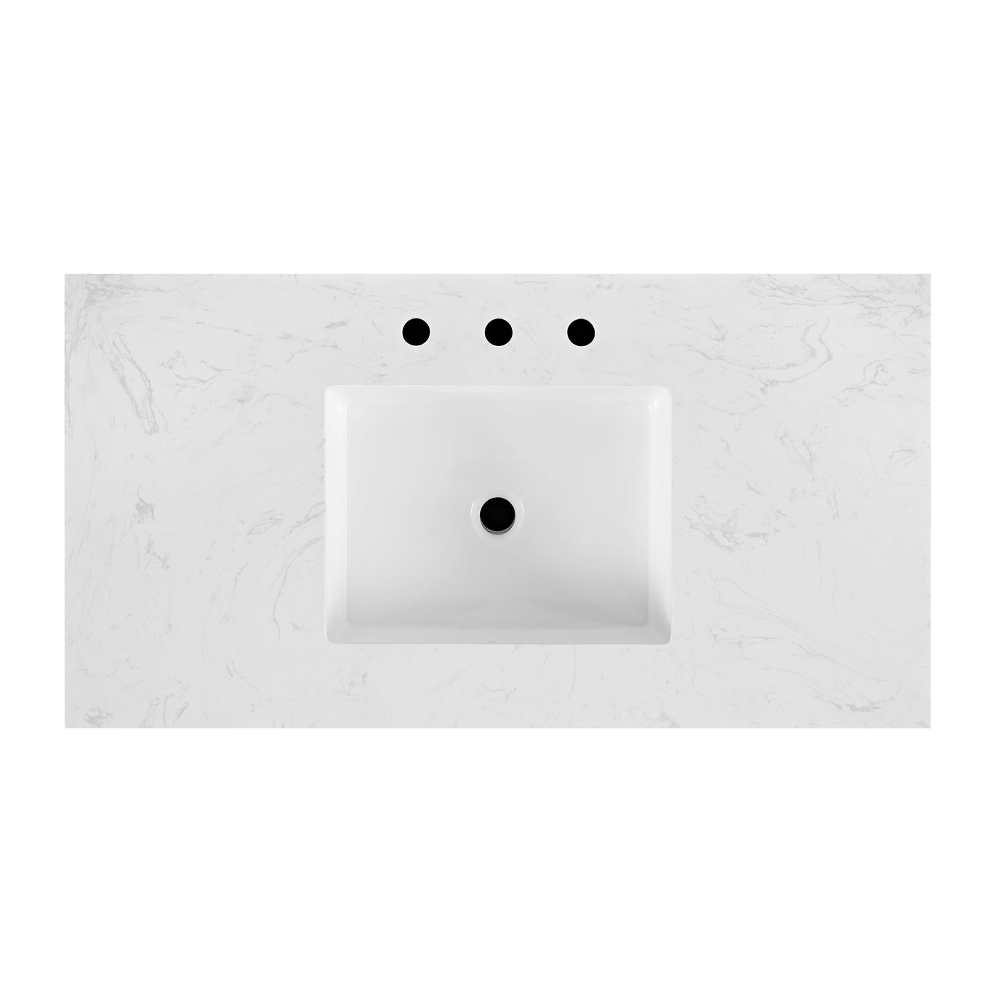 Kendal 42" Single Sink Bathroom Vanity | Cultured Marble Countertop