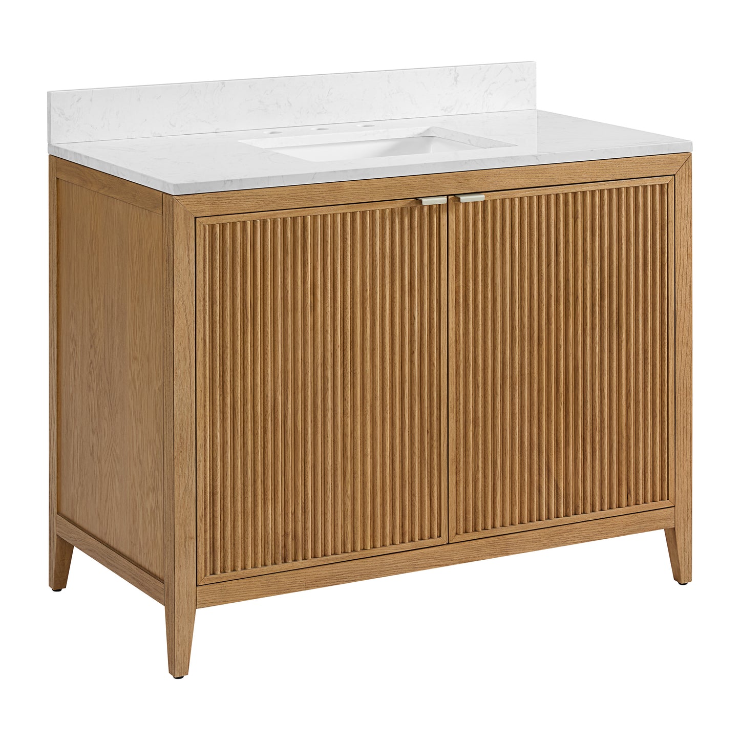 Kendal 42" Single Sink Bathroom Vanity | Cultured Marble Countertop
