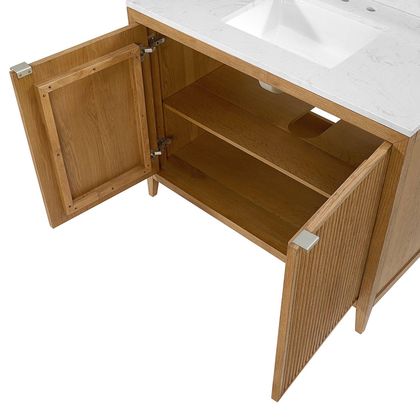 Kendal 42" Single Sink Bathroom Vanity | Cultured Marble Countertop