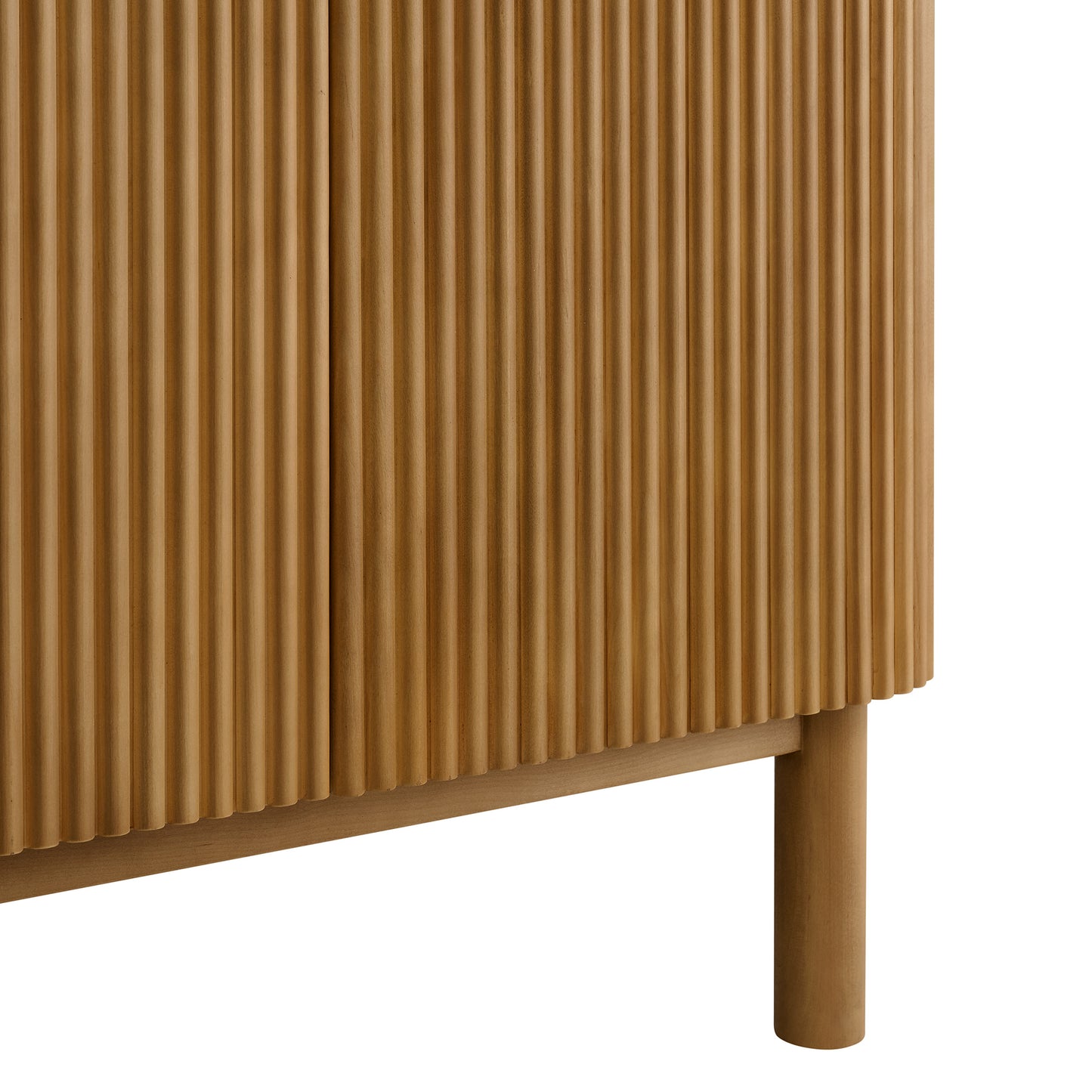 Havana 78" Reeded Double Bathroom Vanity | Carrara Marble Countertop