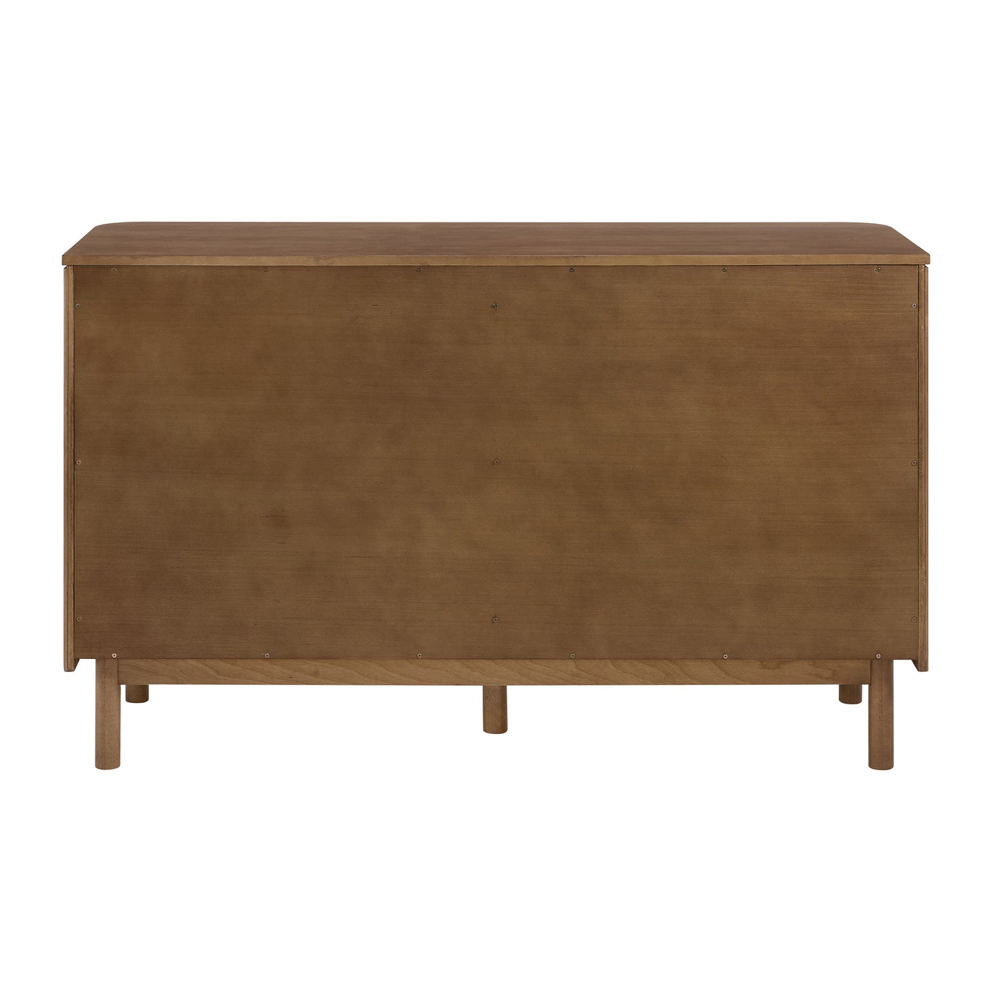 Havana 60" 6 Drawer Dresser |  Brown Reeded Birch