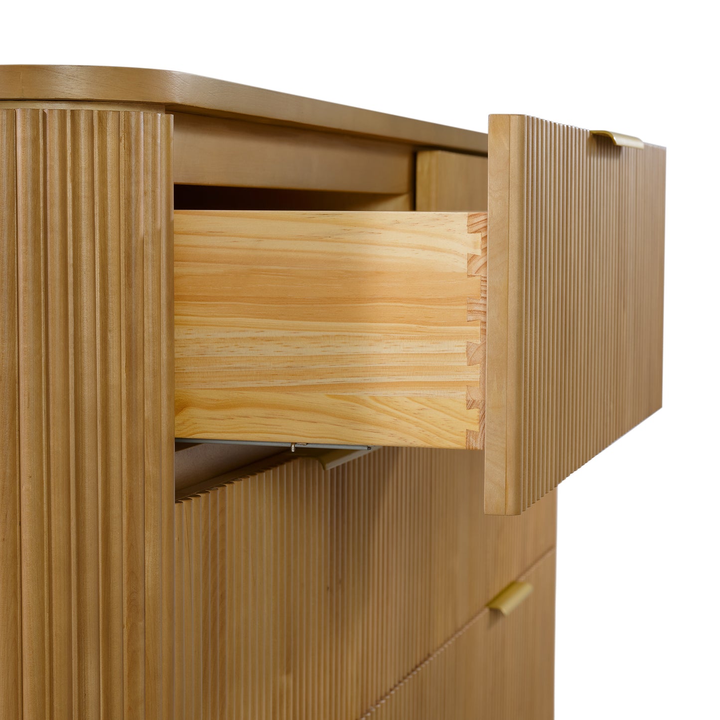 Havana 60" 6-Drawer Reeded Dresser