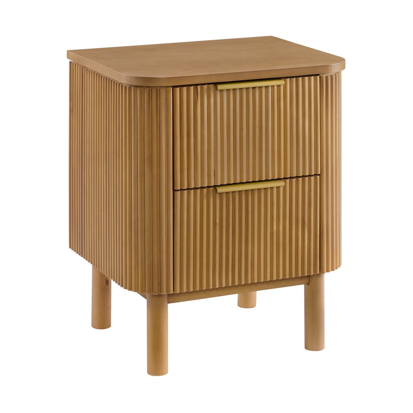Havana Nightstand in Reeded Birch