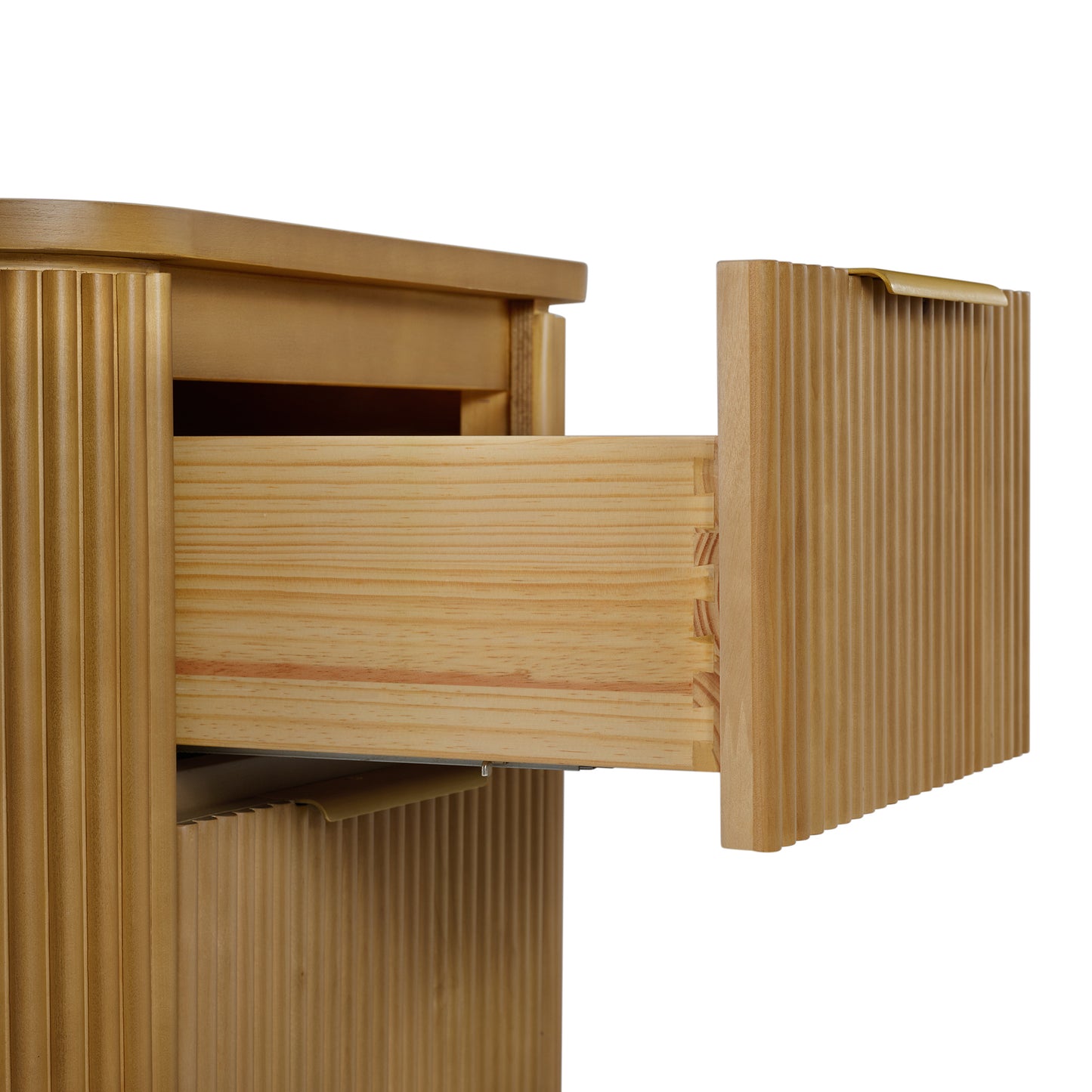 Havana Nightstand in Reeded Birch