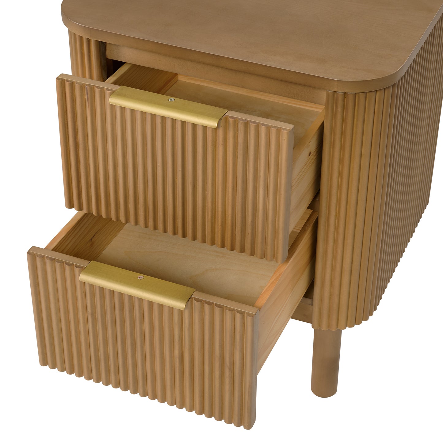 Havana Nightstand in Reeded Birch