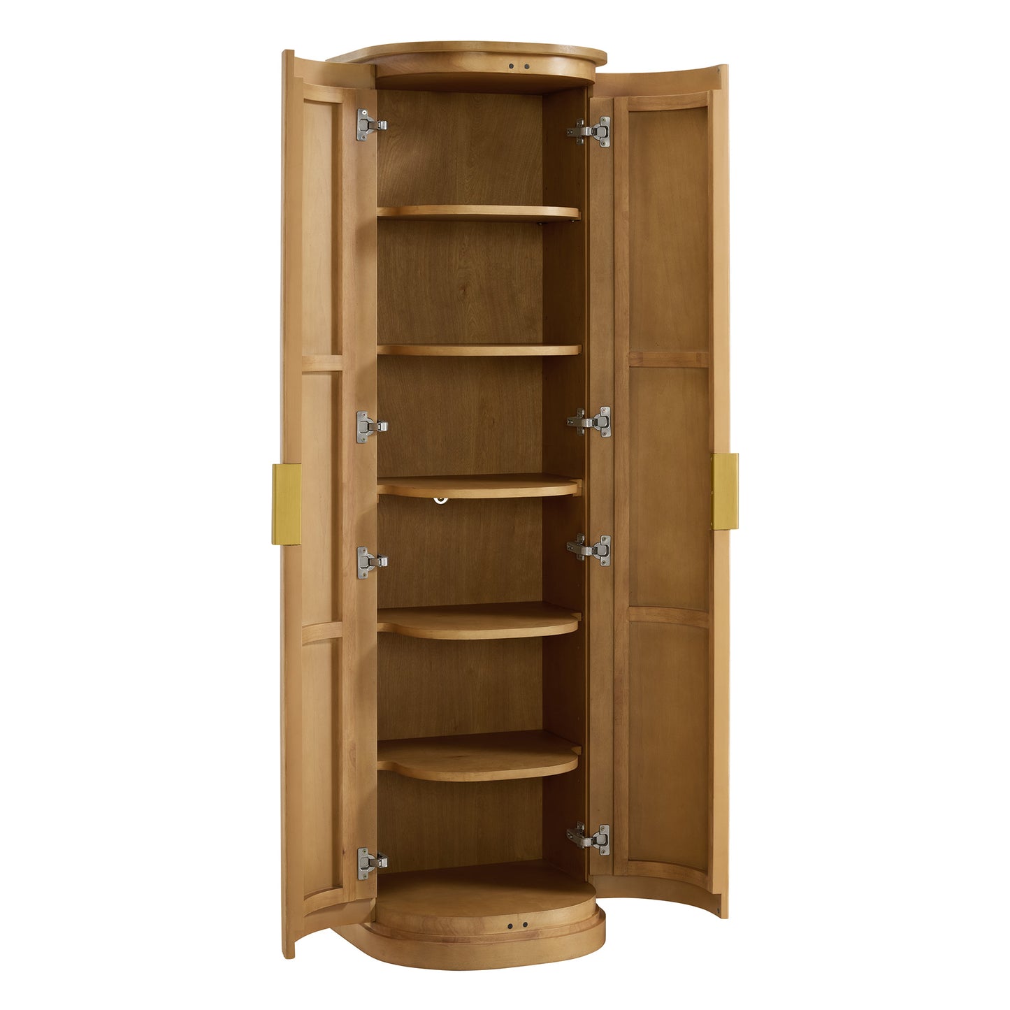 Luna 72" Reeded Birch Linen Cabinet