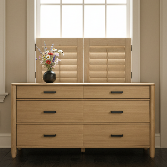 Ogden 64" Dresser in Natural Oak