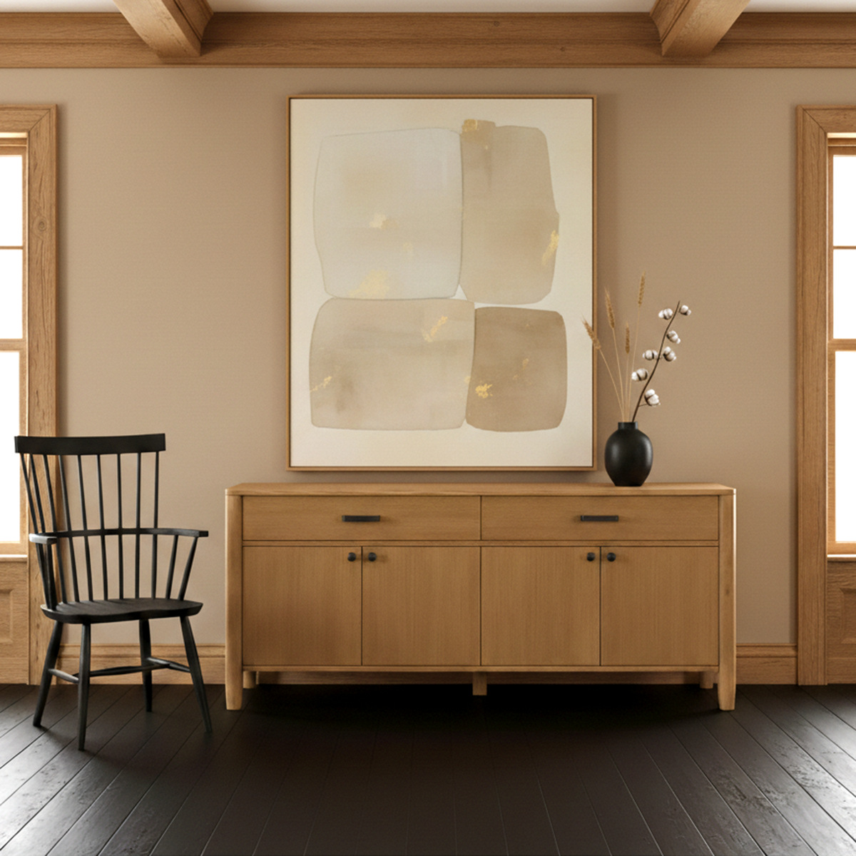 Ogden 72" Sideboard In Natural Oak