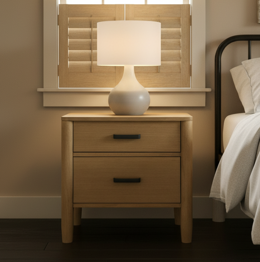Ogden 26" Nightstand In Natural Oak
