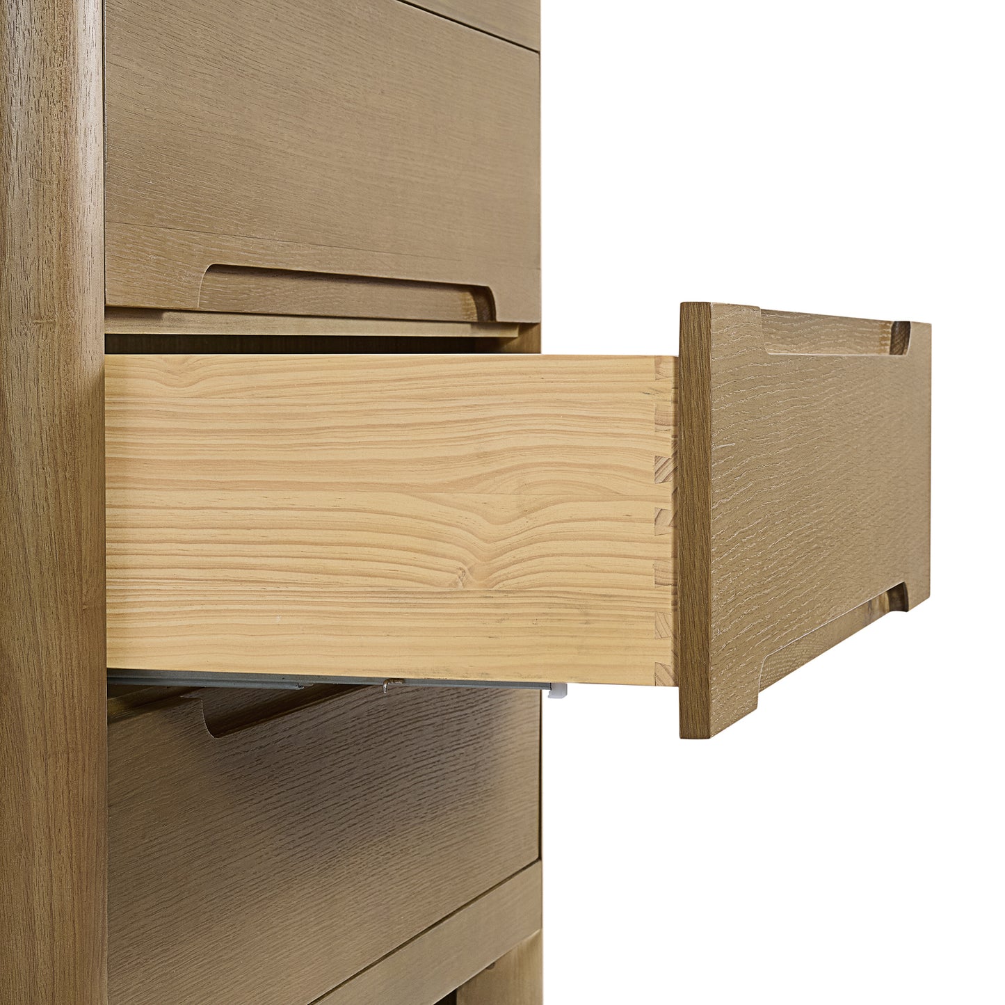 Oslo 36" Single Bathroom Vanity in Varnished Oak | White Quartz Countertop