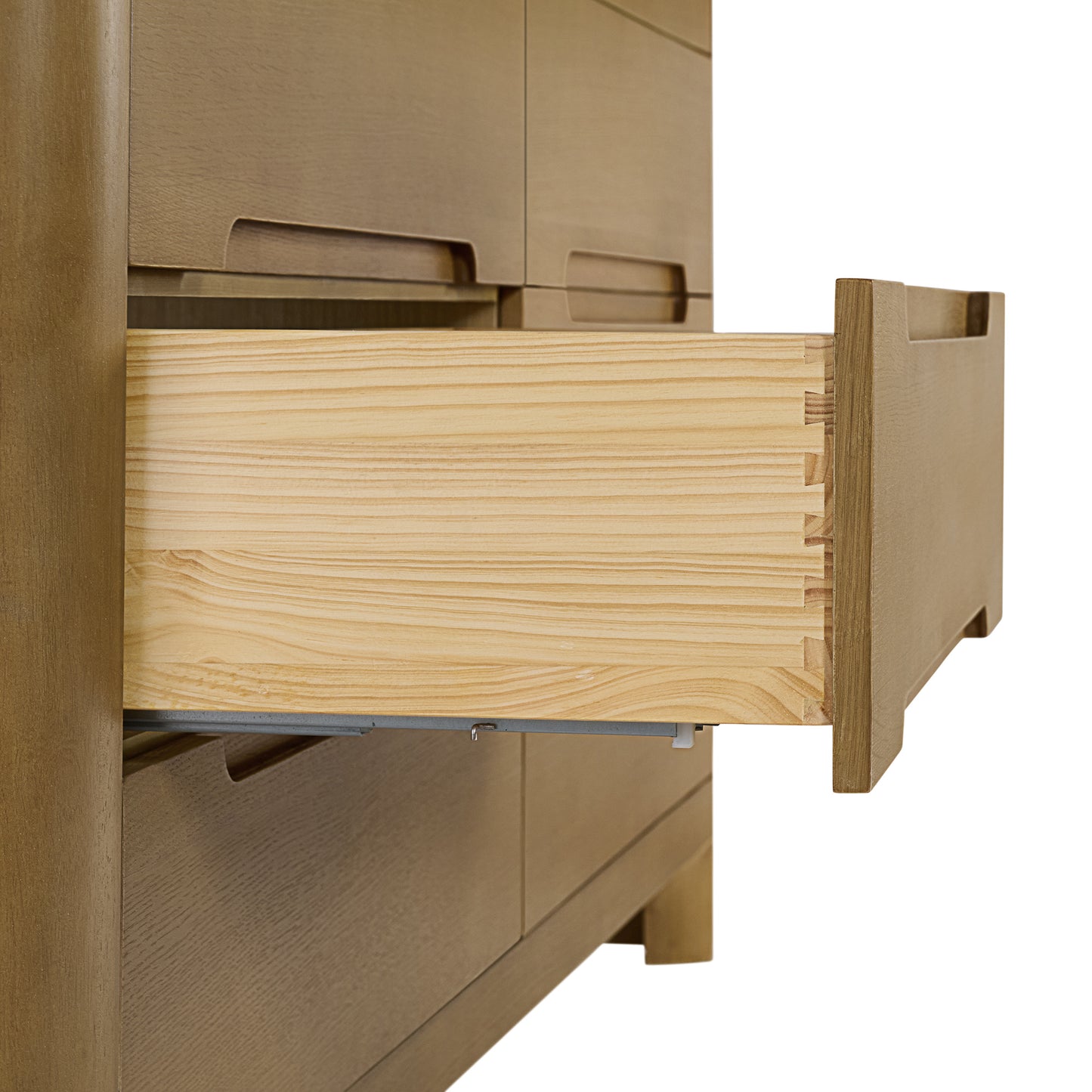 Oslo 42" Single Bathroom Vanity in Varnished Oak | White Quartz Countertop