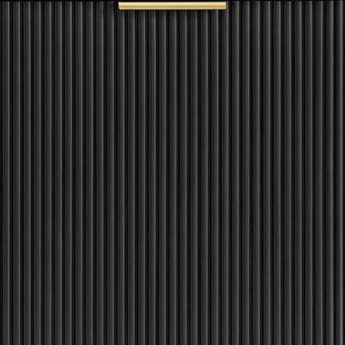 Black Reeded Birch Material Sample