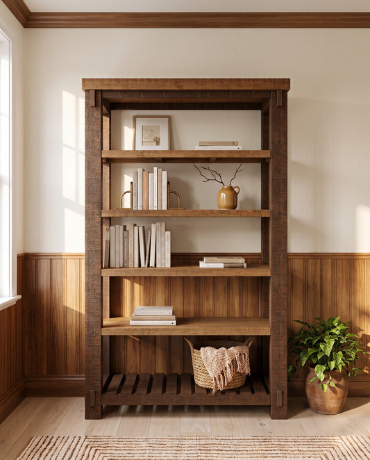 Telluride - 48" Freestanding Shelf Unit in Vintage Pine