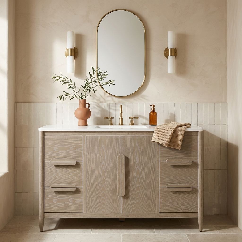 Weymouth 48" Single Bathroom Vanity | Quartz Countertop