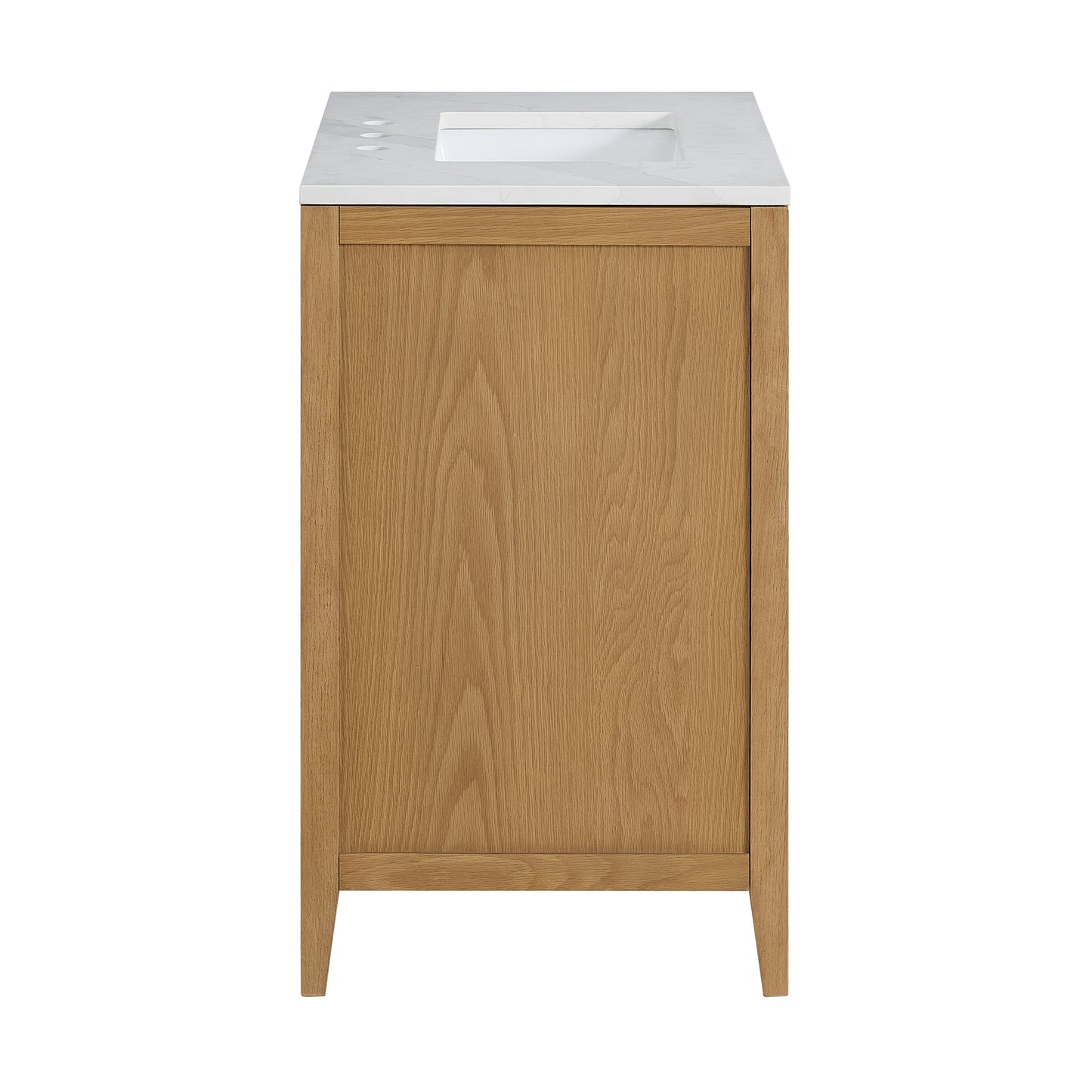 Whitney 30" x 20" Rattan RTA Single Bathroom Vanity | Cultured Marble Countertop