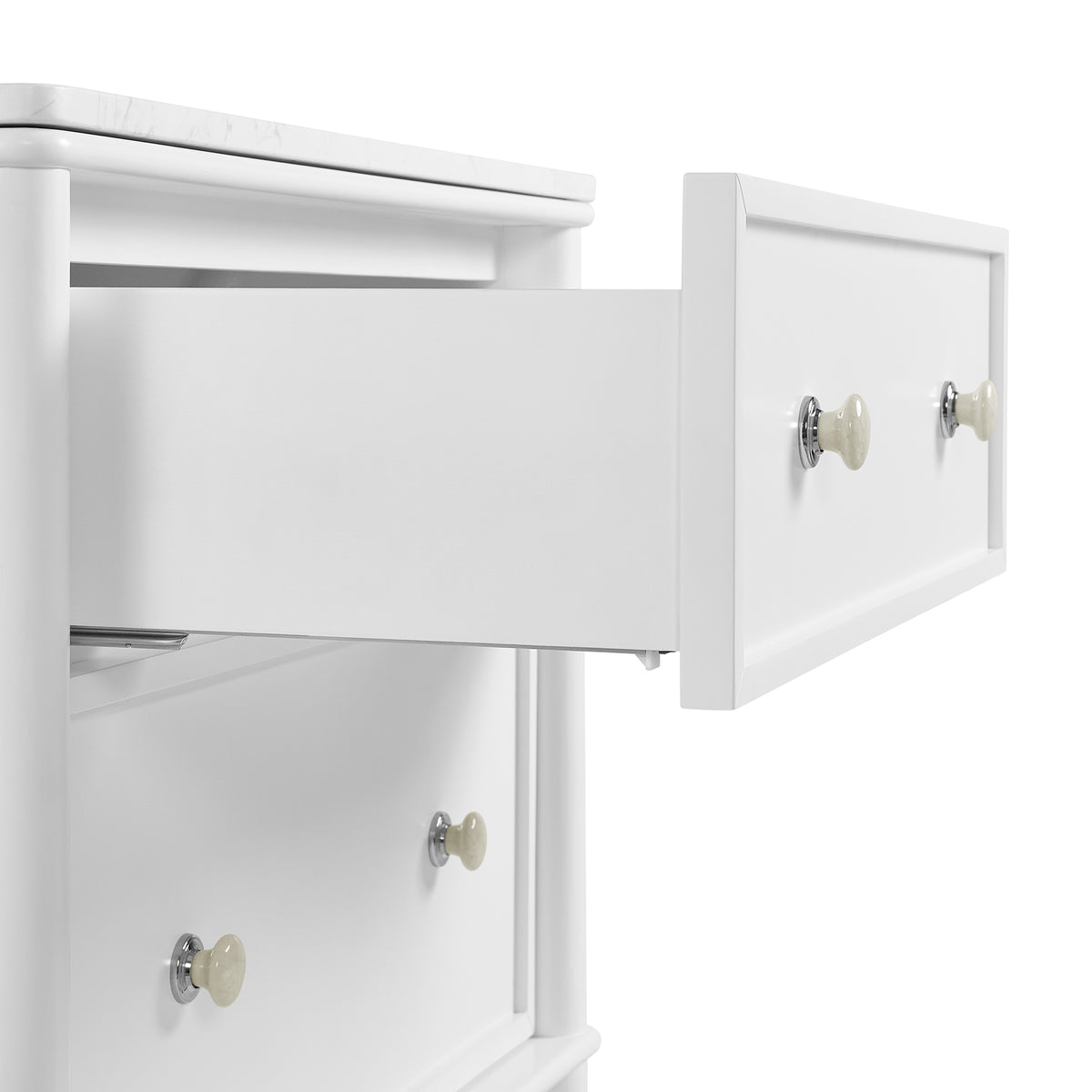 Juliette 36"W x 22"D Single Sink Bathroom Vanity with Cultured Marble Top