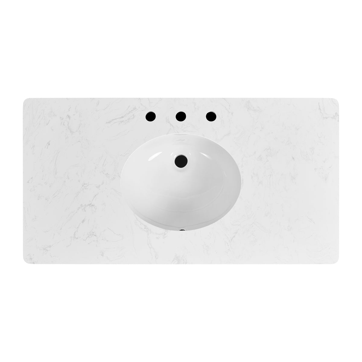 Juliette 42"W x 22"D Single Sink Bathroom Vanity with Cultured Marble Top
