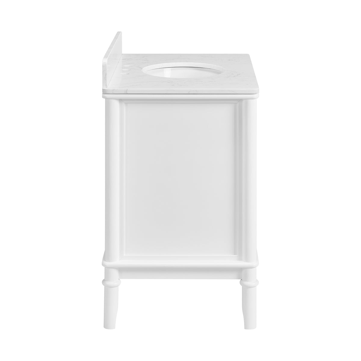 Juliette 36"W x 22"D Single Sink Bathroom Vanity with Cultured Marble Top