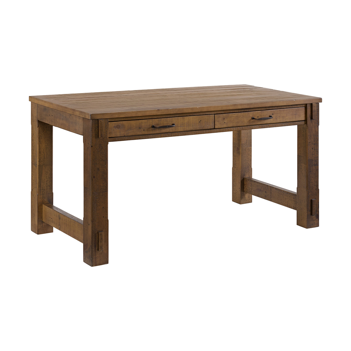 Telluride 60" x 30" Modern Farmhouse Home Office Desk in Vintage Pine